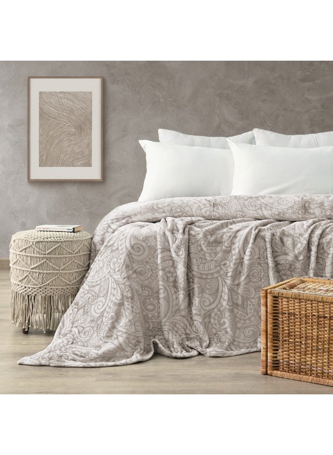 Morano Viva Blanket – Printed Model, 220x240 CM, Lightweight Ultra-Soft Polyester Throw with Elegant Finish, Stylish Colors,Warm and Cozy Blanket for Bed or Sofa - Image 3